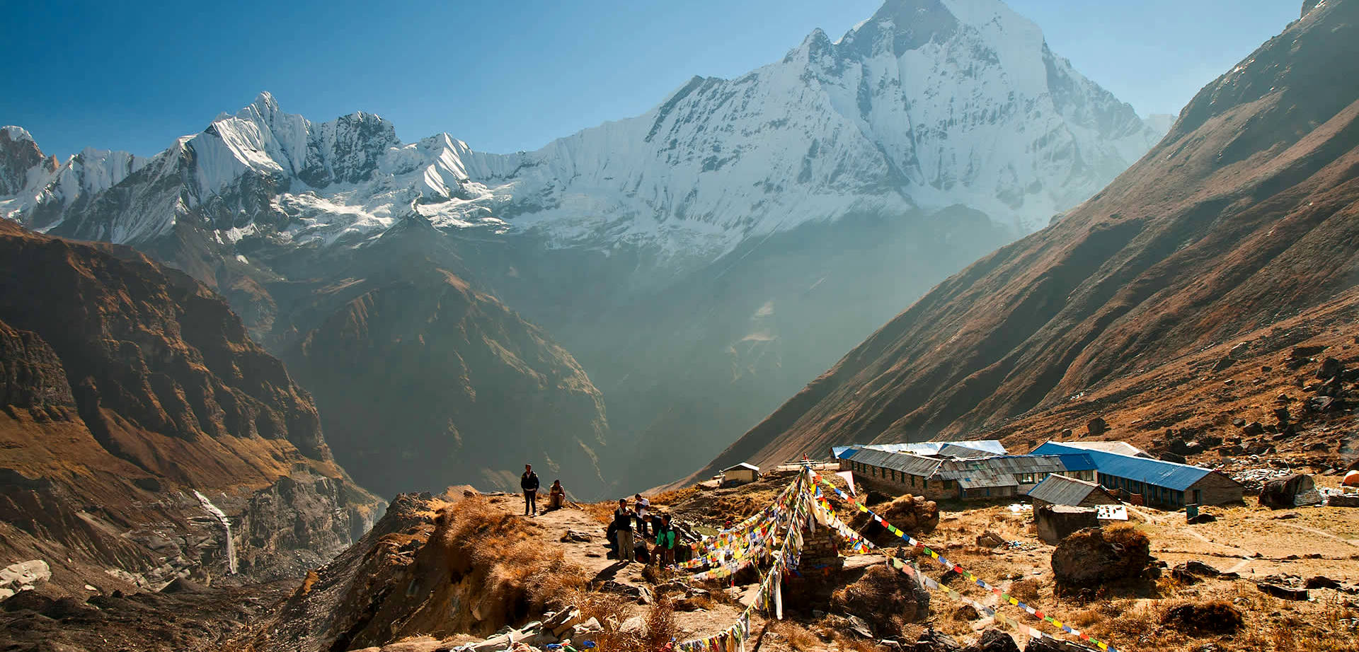 Het Annapurna basis kamp.