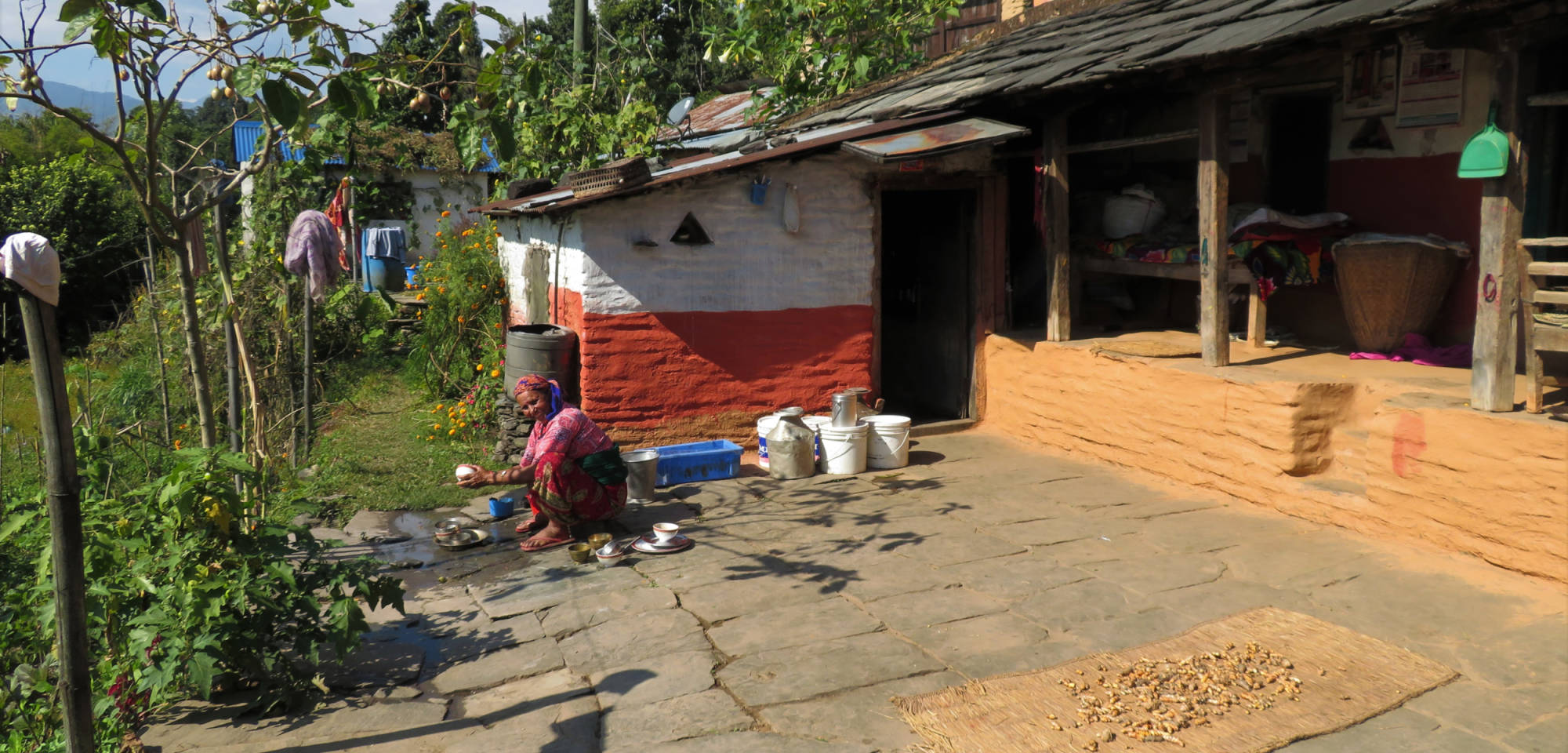 De geweldige HomeStay in de Kaski Heuvels.