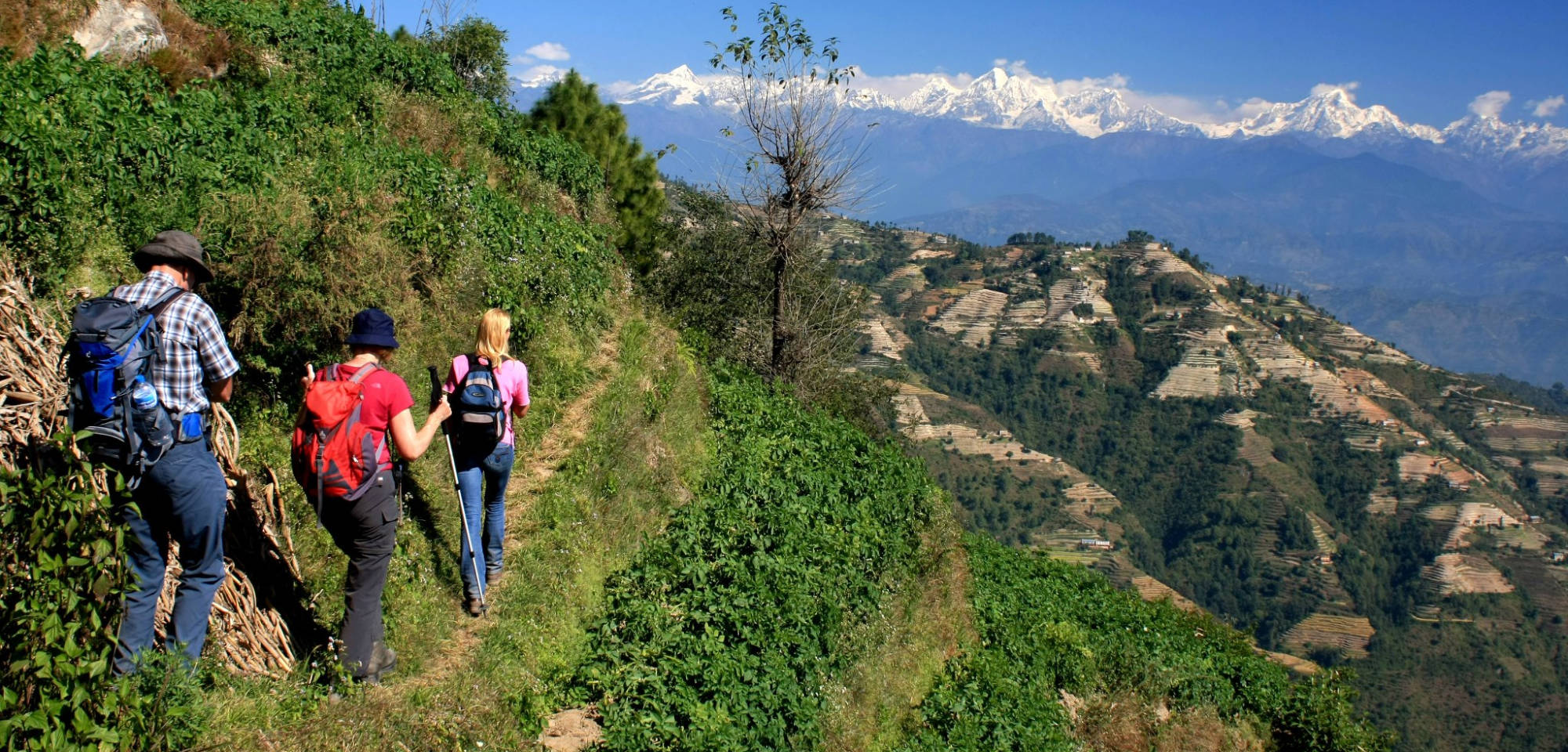 Op weg naar het schitterende Nargarkot, Nepal ...