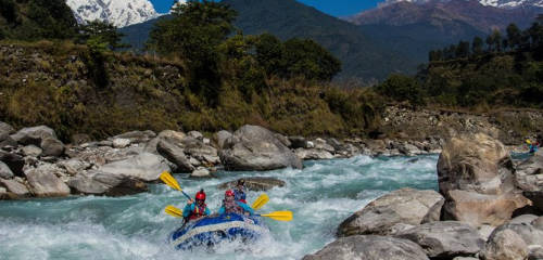 Pokhara - Raften & Kajakken